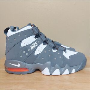 Nike Air Max 2 CB '94 Barkley Cool Grey White Orange 305440-005 Men's Size 9